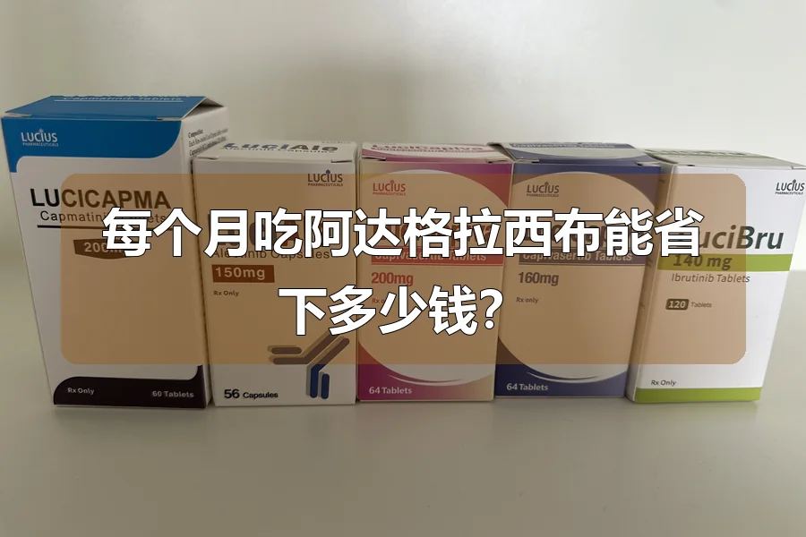 每个月吃阿达格拉西布能省下多少钱?